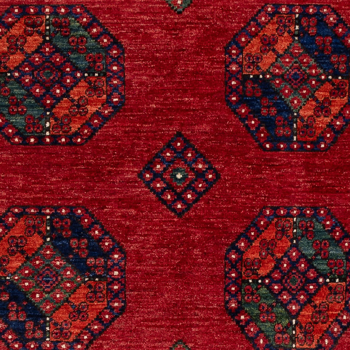 Afghan Teppich - Kunduz - 256 x 176 cm - rot