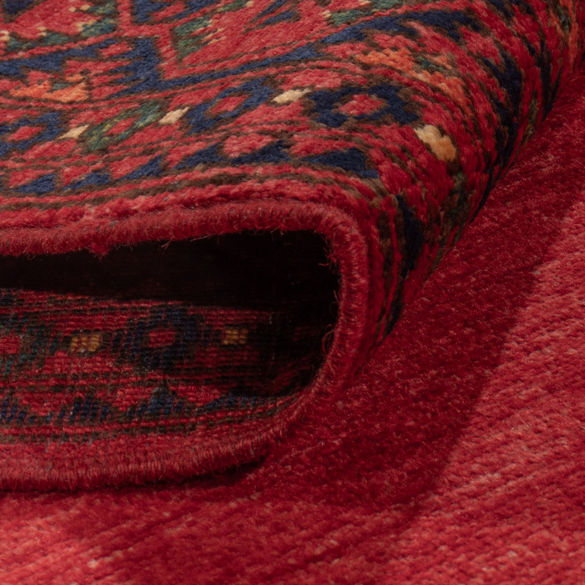 Afghan Teppich - Kunduz - 241 x 177 cm - rot