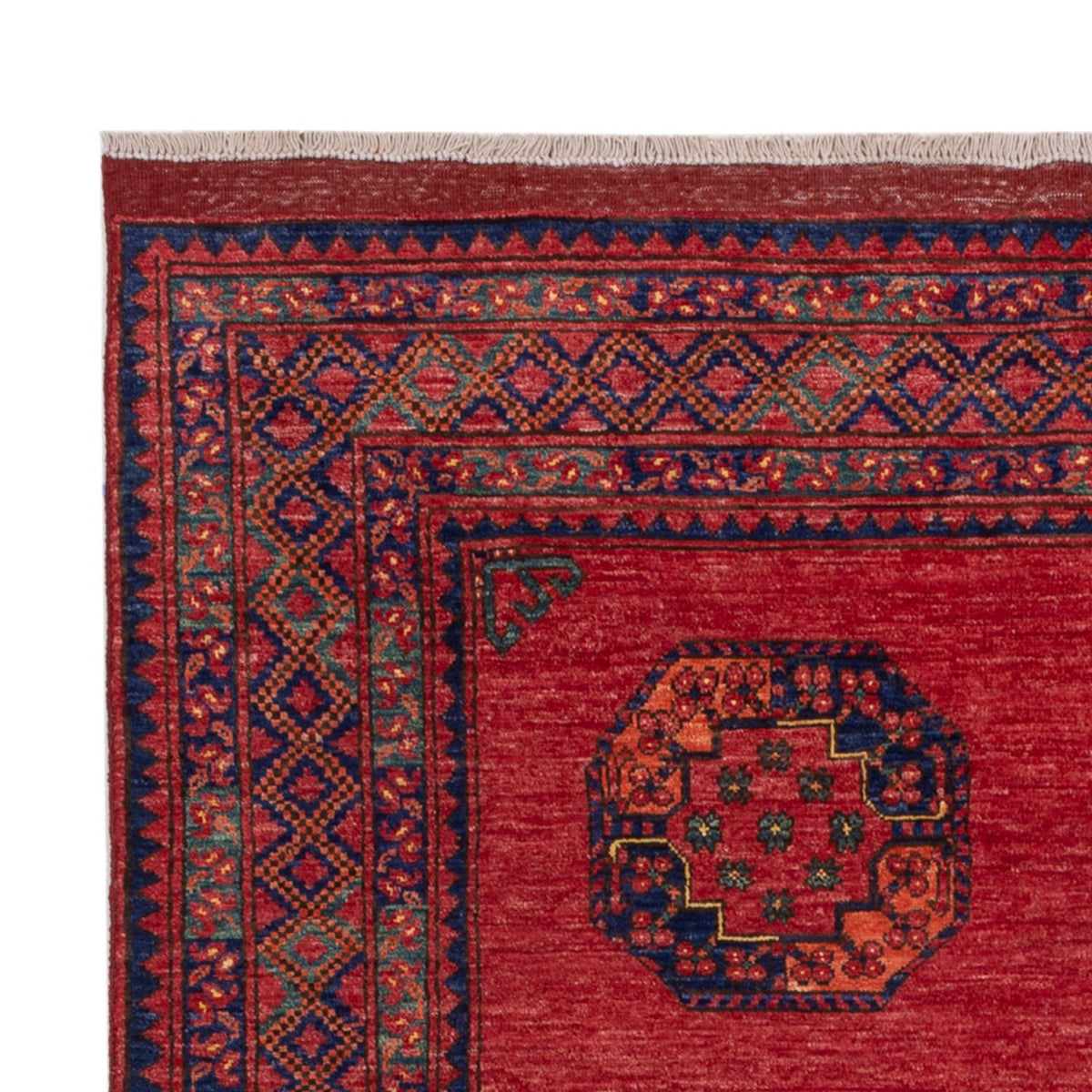 Afghan Teppich - Kunduz - 238 x 172 cm - rot