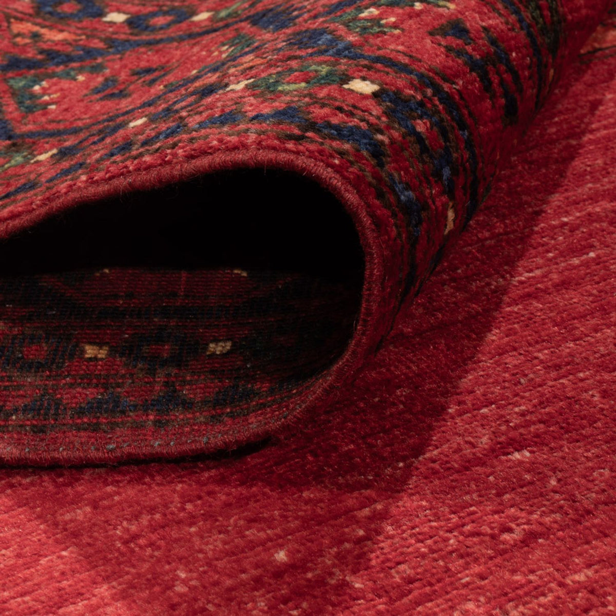 Afghan Teppich - Kunduz - 243 x 175 cm - rot
