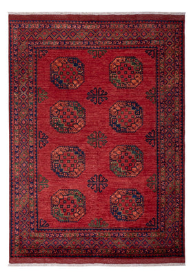 Afghan Teppich - Kunduz - 246 x 180 cm - rot