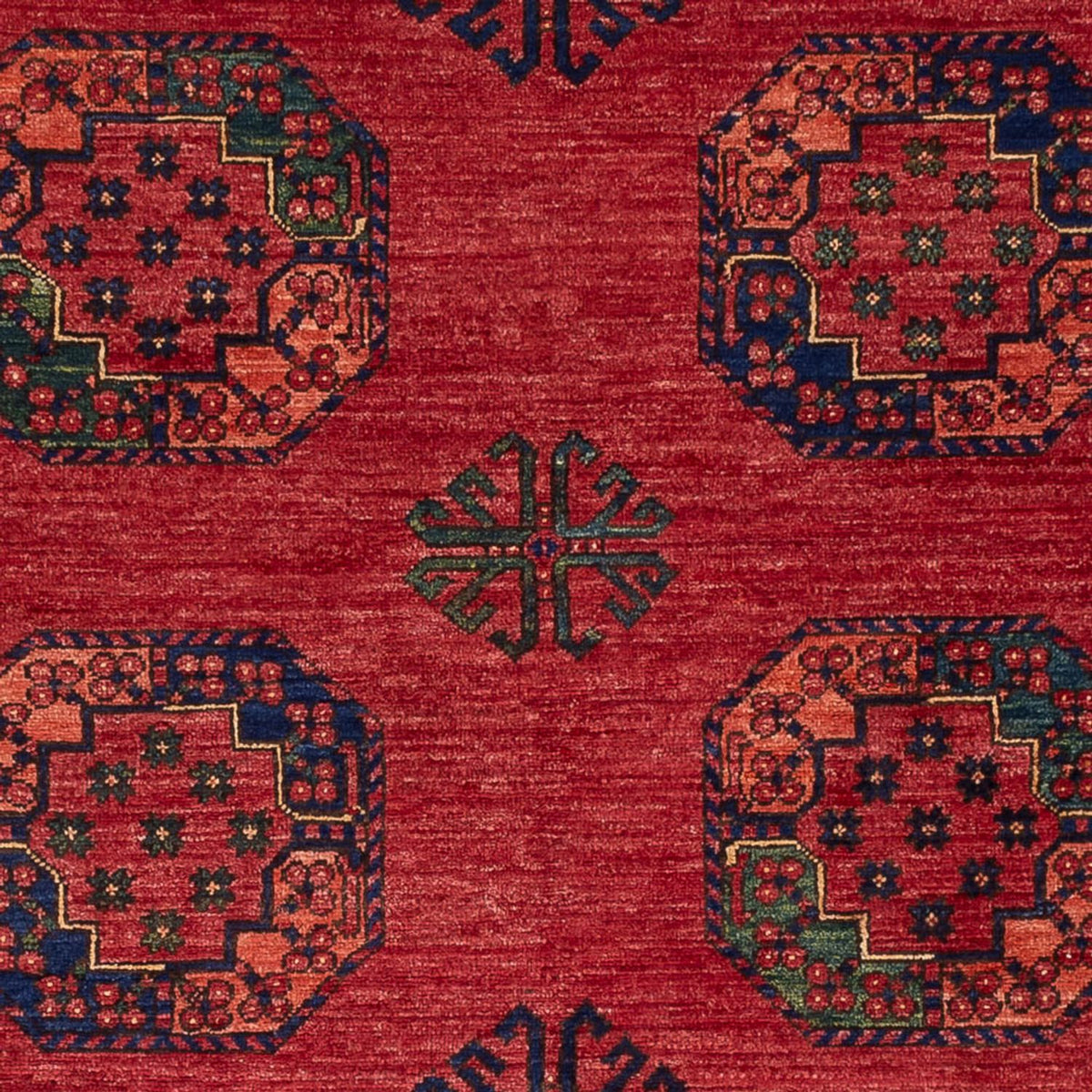 Afghan Teppich - Kunduz - 246 x 180 cm - rot