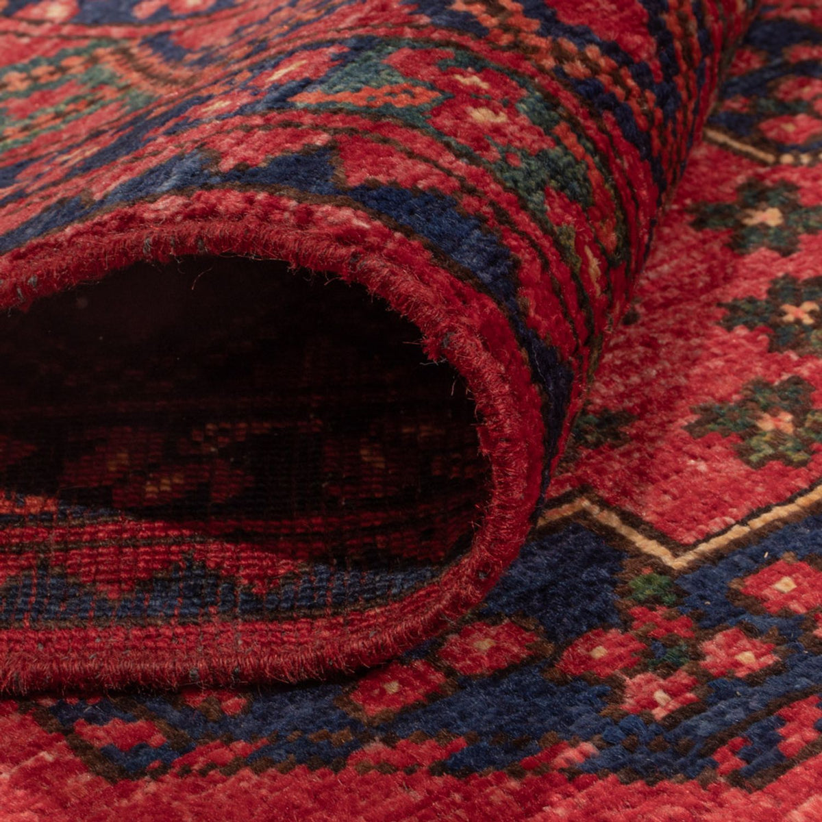 Afghan Teppich - Kunduz - 246 x 180 cm - rot