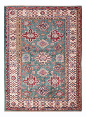 Ziegler Teppich - Kazak - 241 x 176 cm - grün