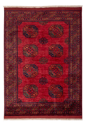 Afghan Teppich - Kunduz - 241 x 176 cm - rot