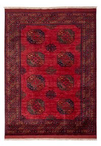 Afghan Teppich - Kunduz - 241 x 176 cm - rot