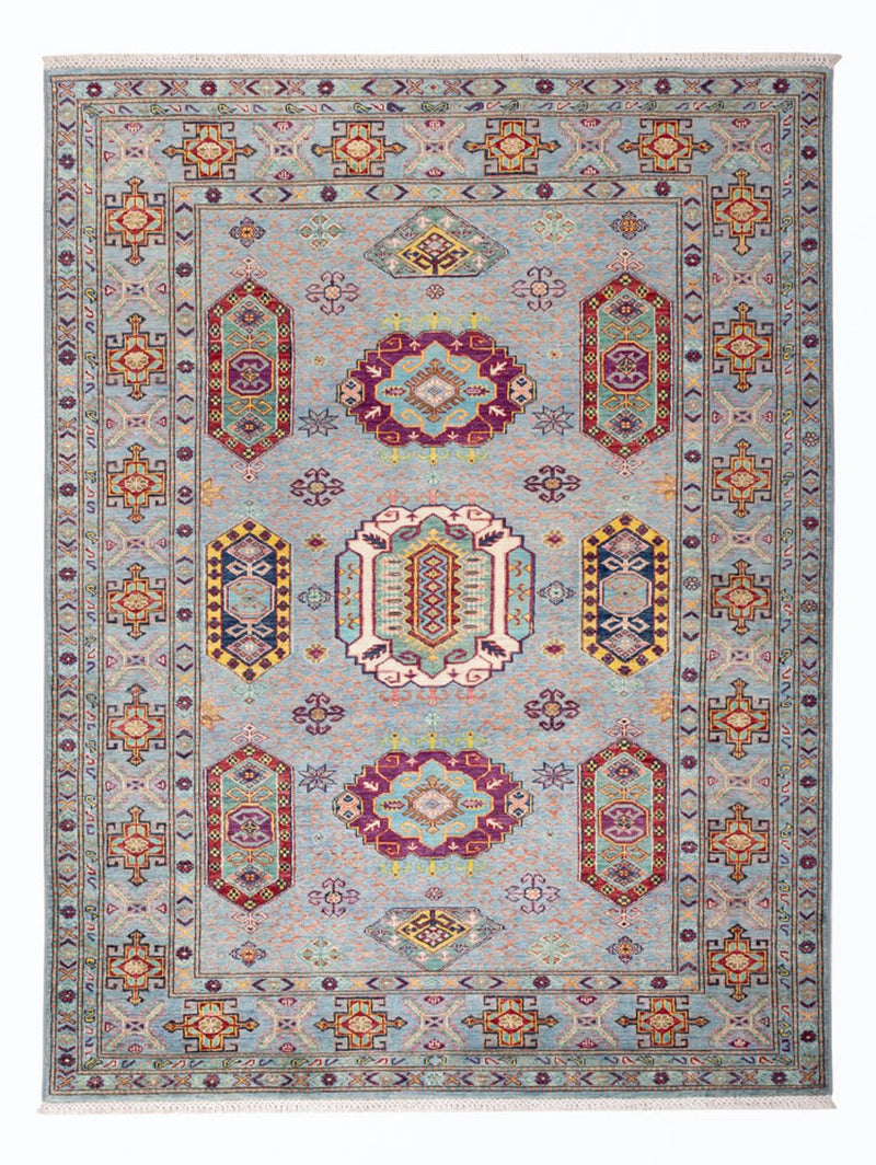 Ziegler Teppich - Kazak - 233 x 172 cm - grau