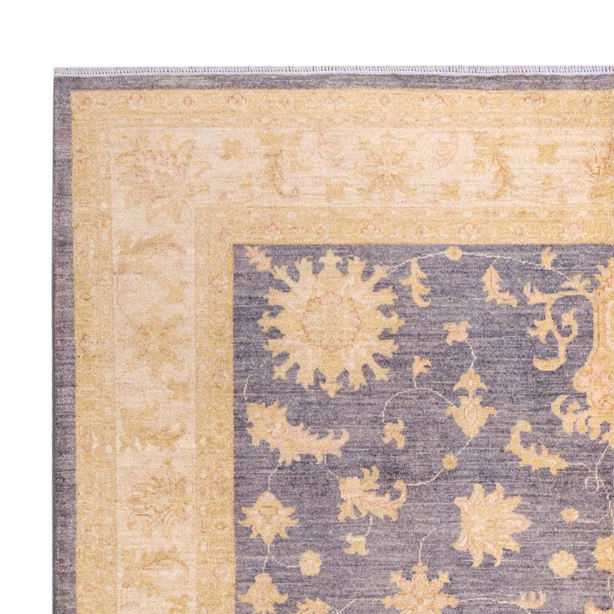 Ziegler Teppich - 287 x 216 cm - seeblau