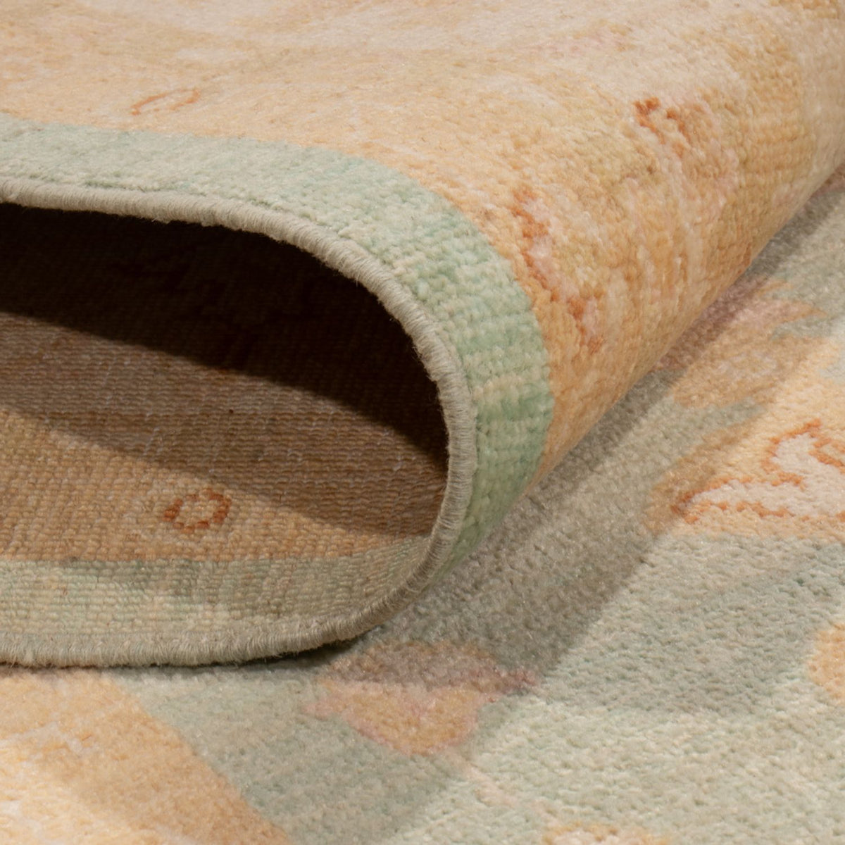 Ziegler Teppich - 287 x 211 cm - türkis