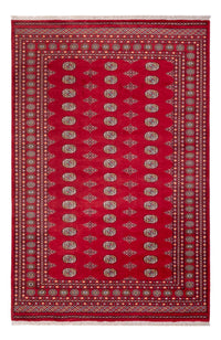 Afghan Teppich - Buchara - 307 x 201 cm - rot