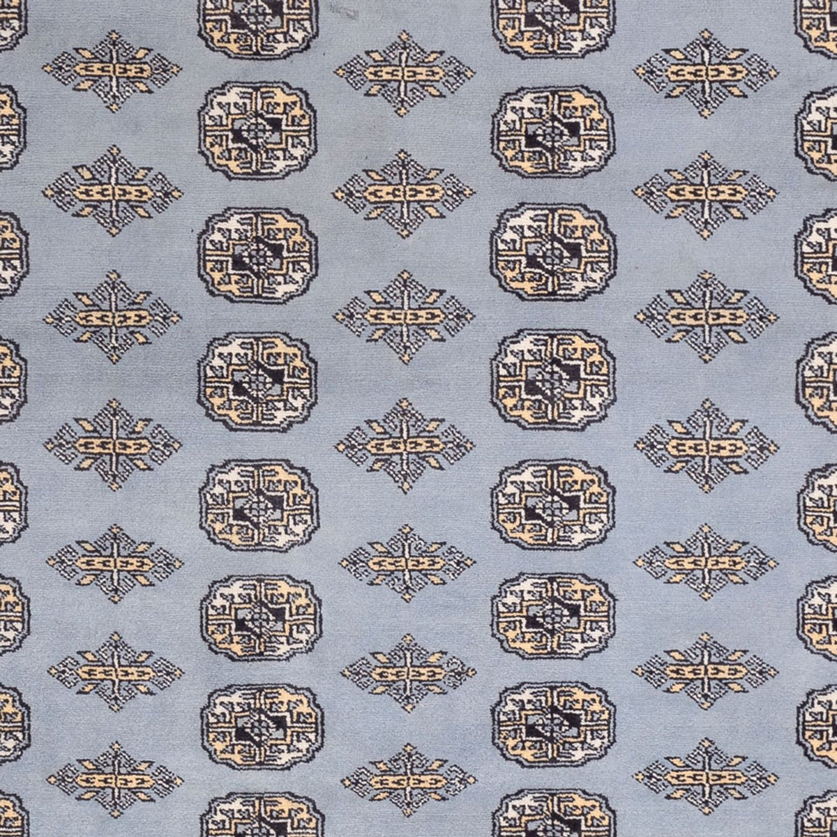 Afghan Teppich - Buchara - 300 x 204 cm - hellgrau