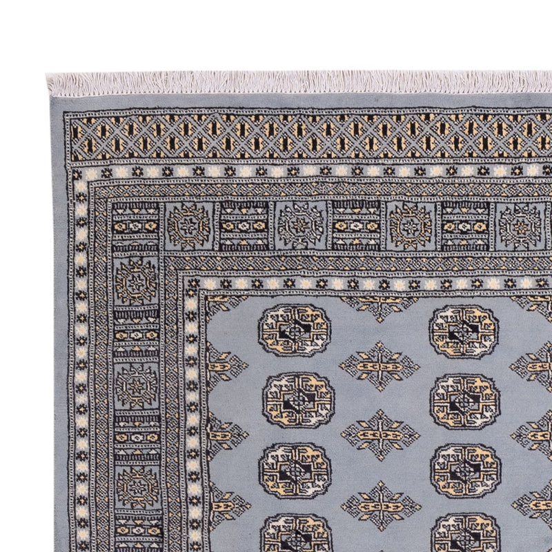 Afghan Teppich - Buchara - 300 x 204 cm - hellgrau