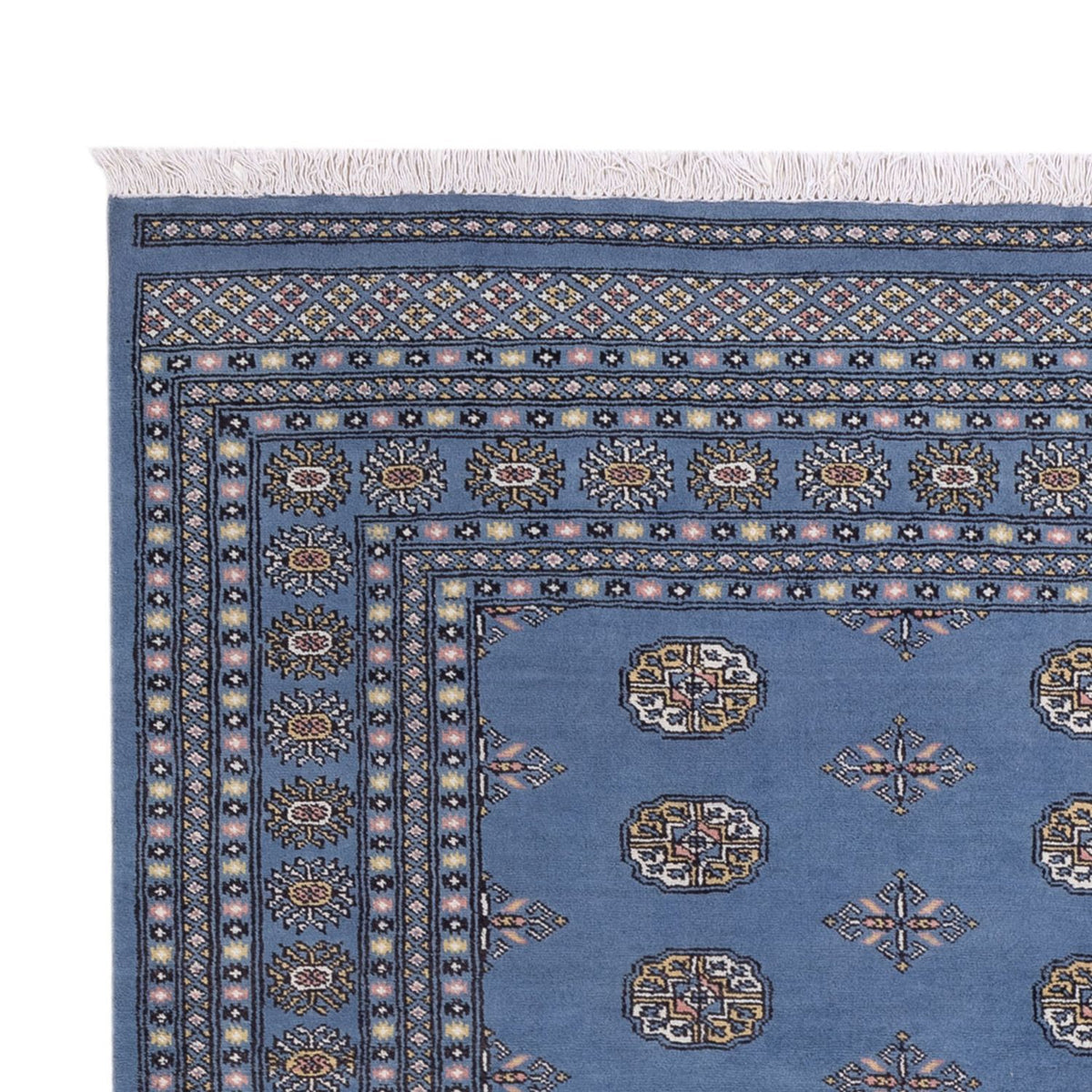 Afghan Teppich - Buchara - 308 x 206 cm - blau