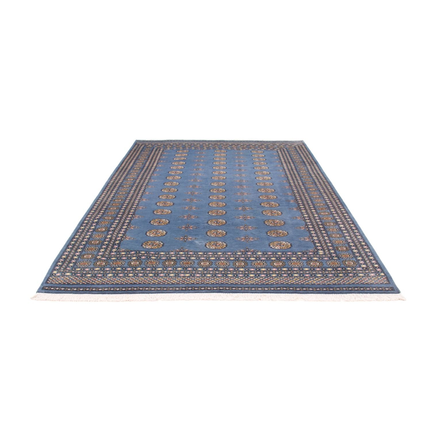 Afghan Teppich - Buchara - 308 x 206 cm - blau