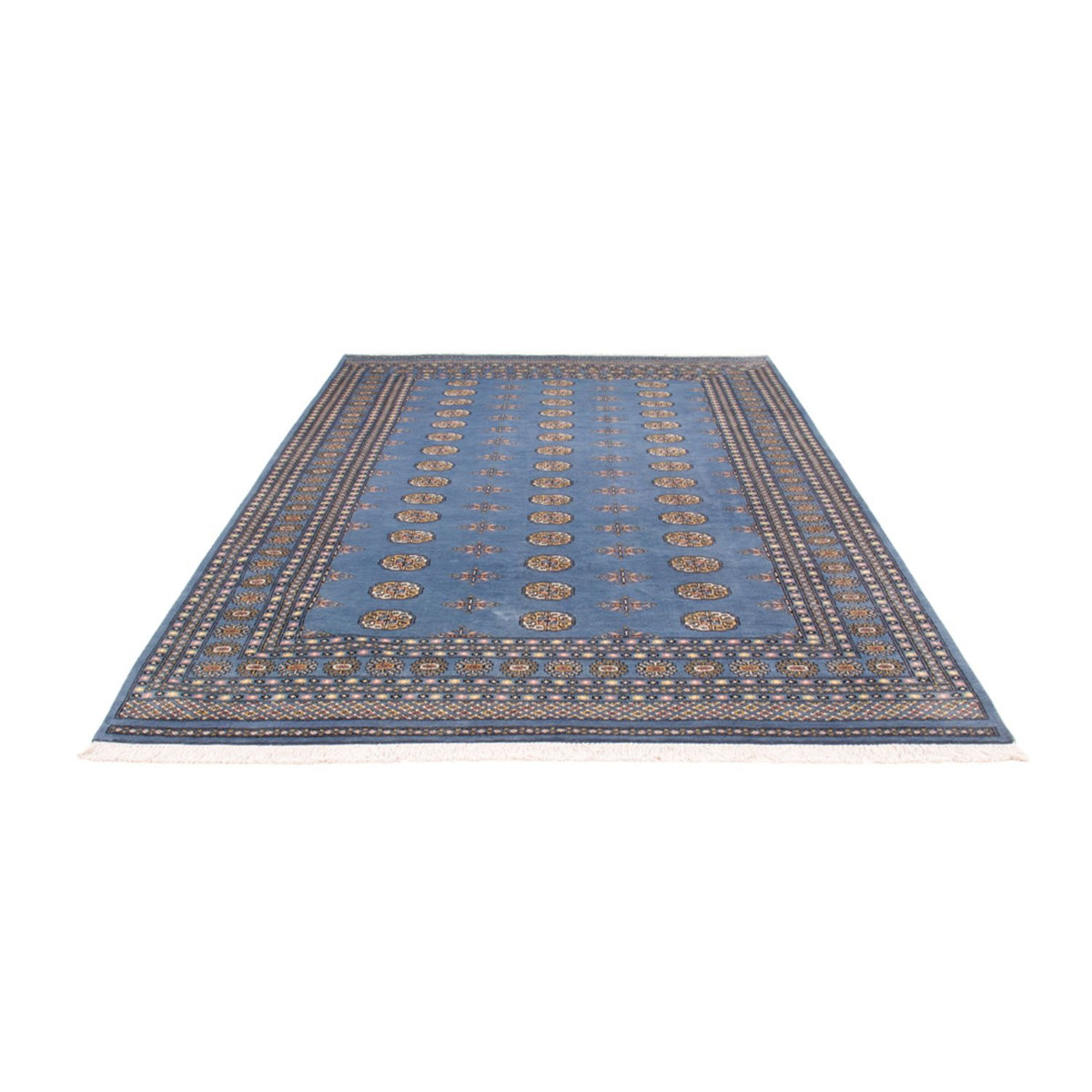 Afghan Teppich - Buchara - 308 x 206 cm - blau