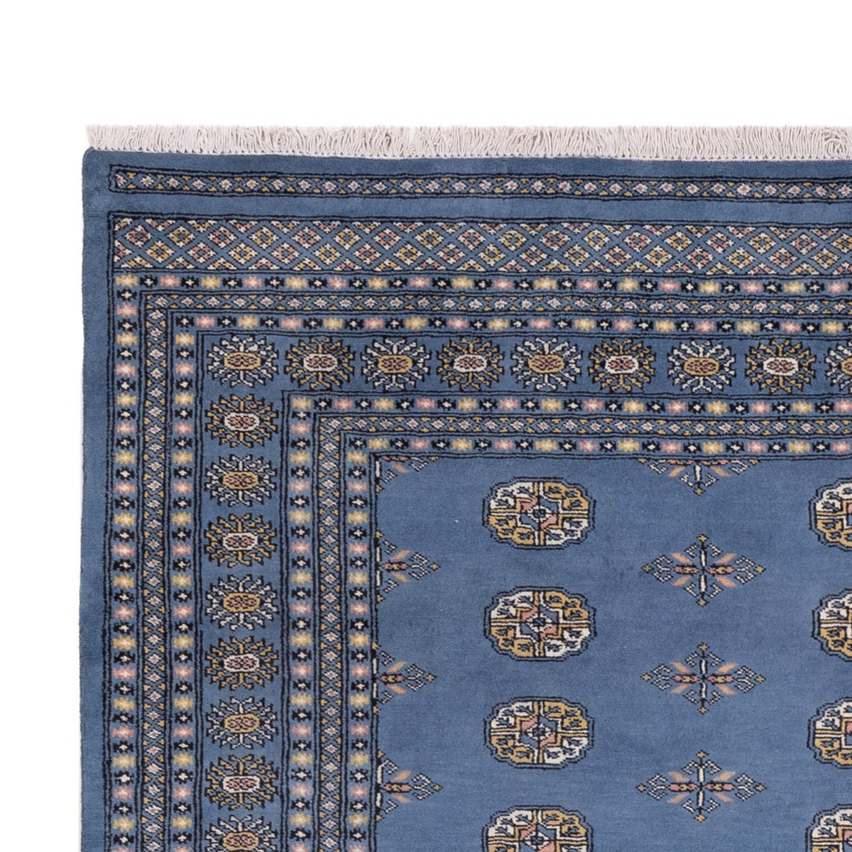 Afghan Teppich - Buchara - 315 x 207 cm - blau