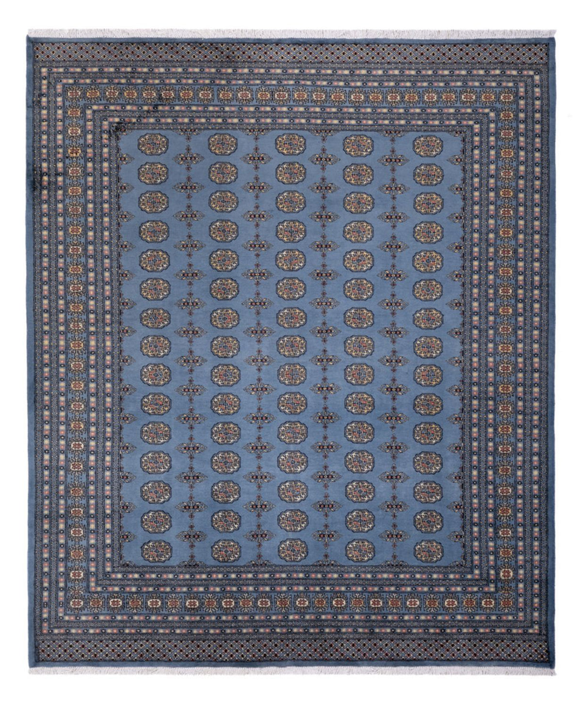 Afghan Teppich - Buchara - 307 x 250 cm - blau