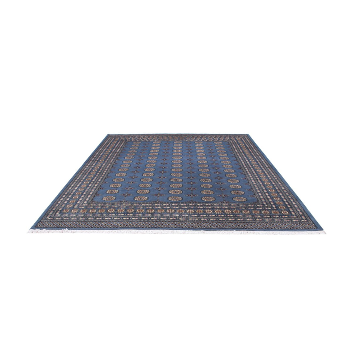 Afghan Teppich - Buchara - 305 x 249 cm - blau