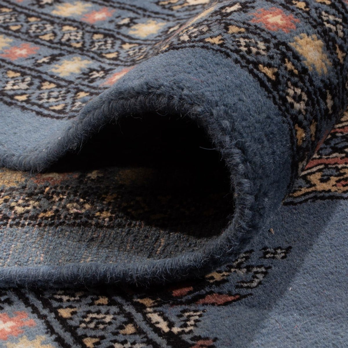 Afghan Teppich - Buchara - 297 x 250 cm - blau