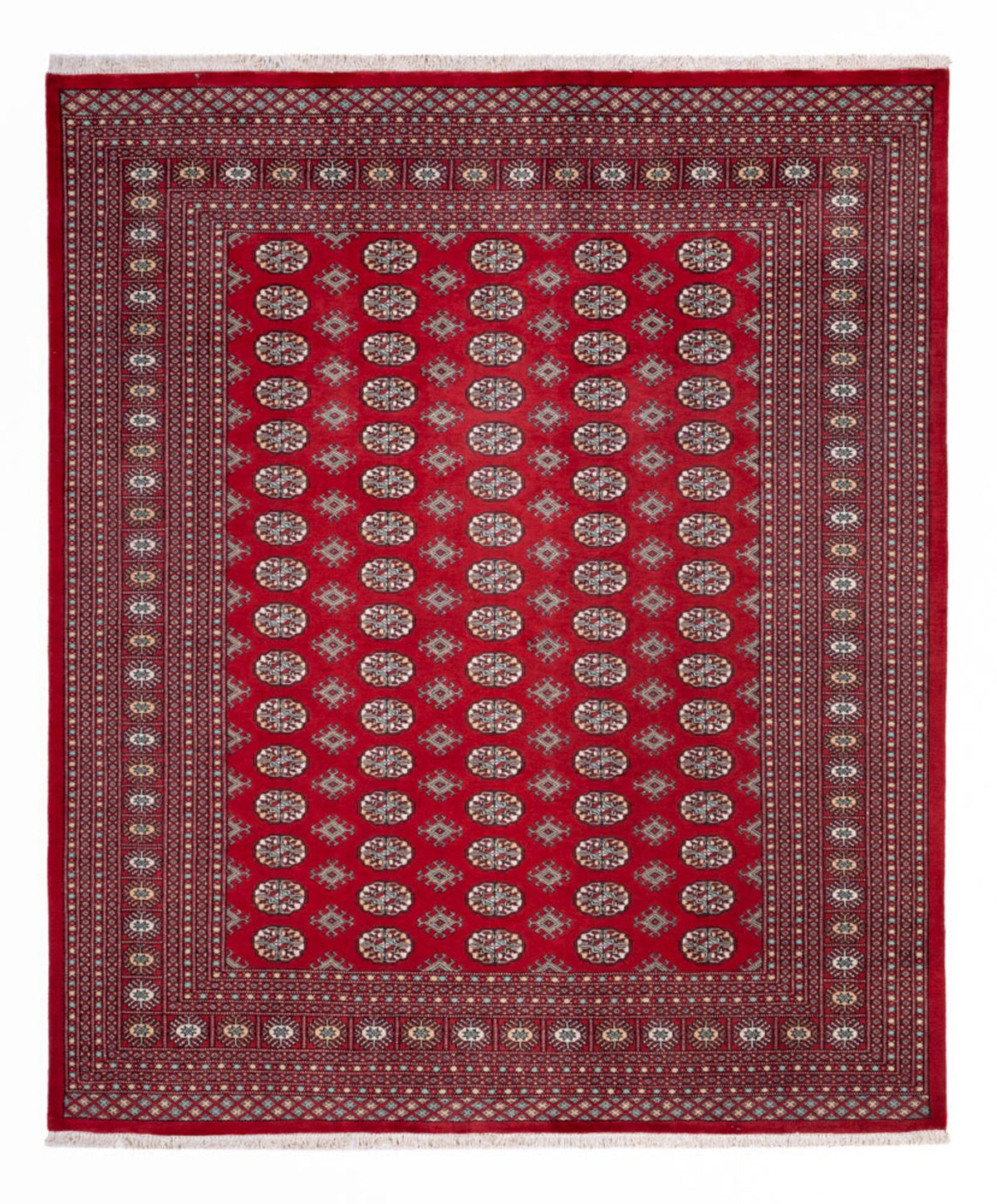 Afghan Teppich - Buchara - 296 x 250 cm - rot