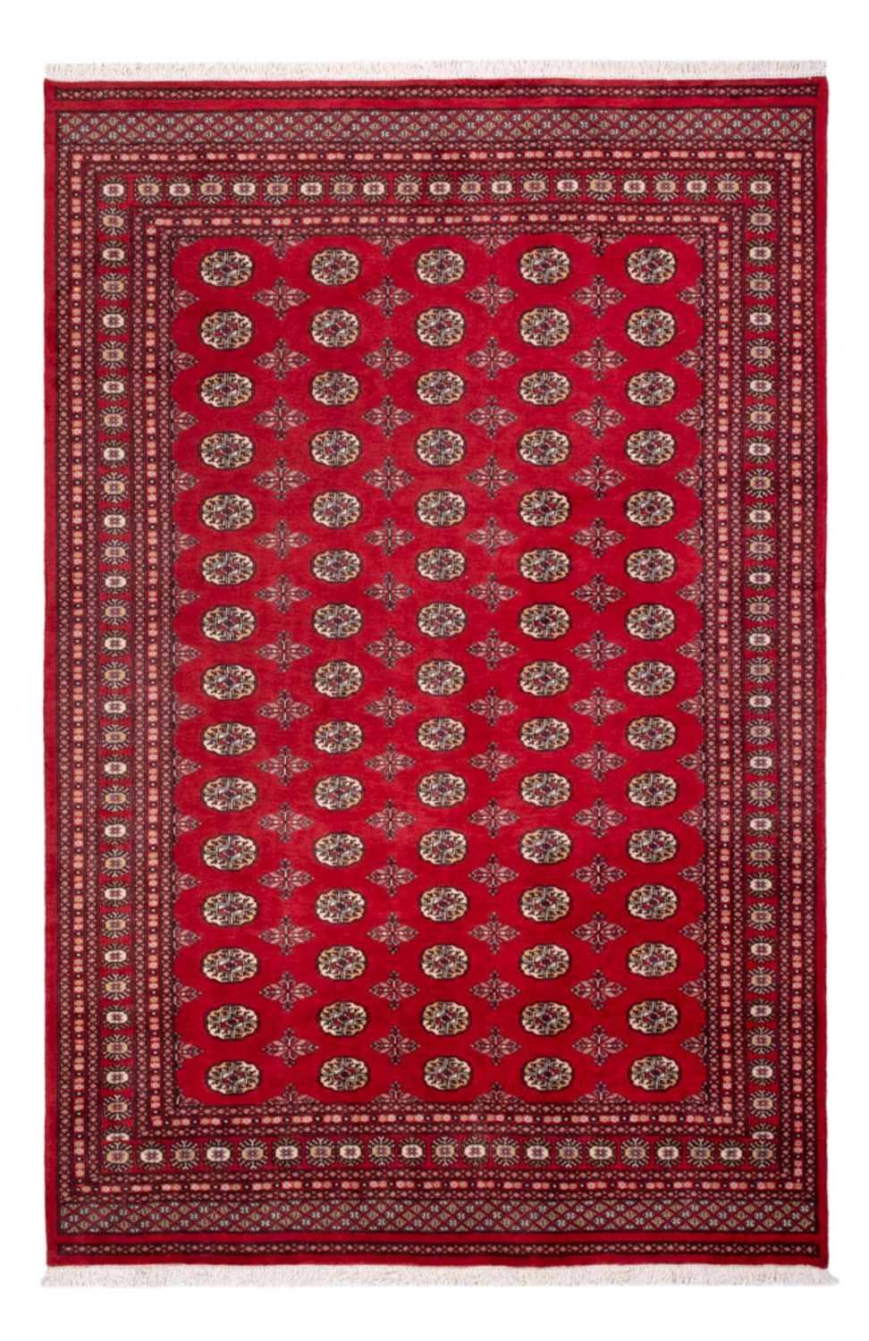 Afghan Teppich - Buchara - 298 x 198 cm - rot