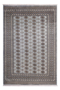 Afghan Teppich - Buchara - 310 x 207 cm - lichtblau