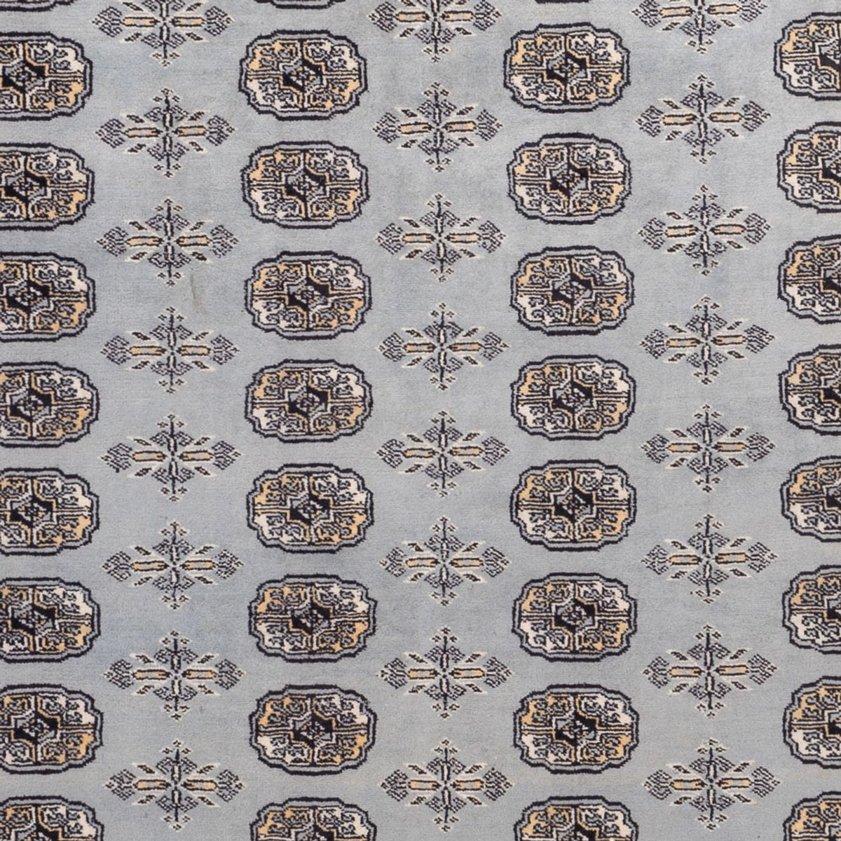 Afghan Teppich - Buchara - 310 x 207 cm - lichtblau