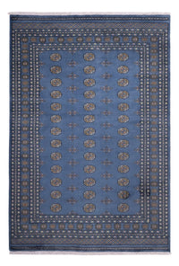 Afghan Teppich - Buchara - 305 x 203 cm - blau