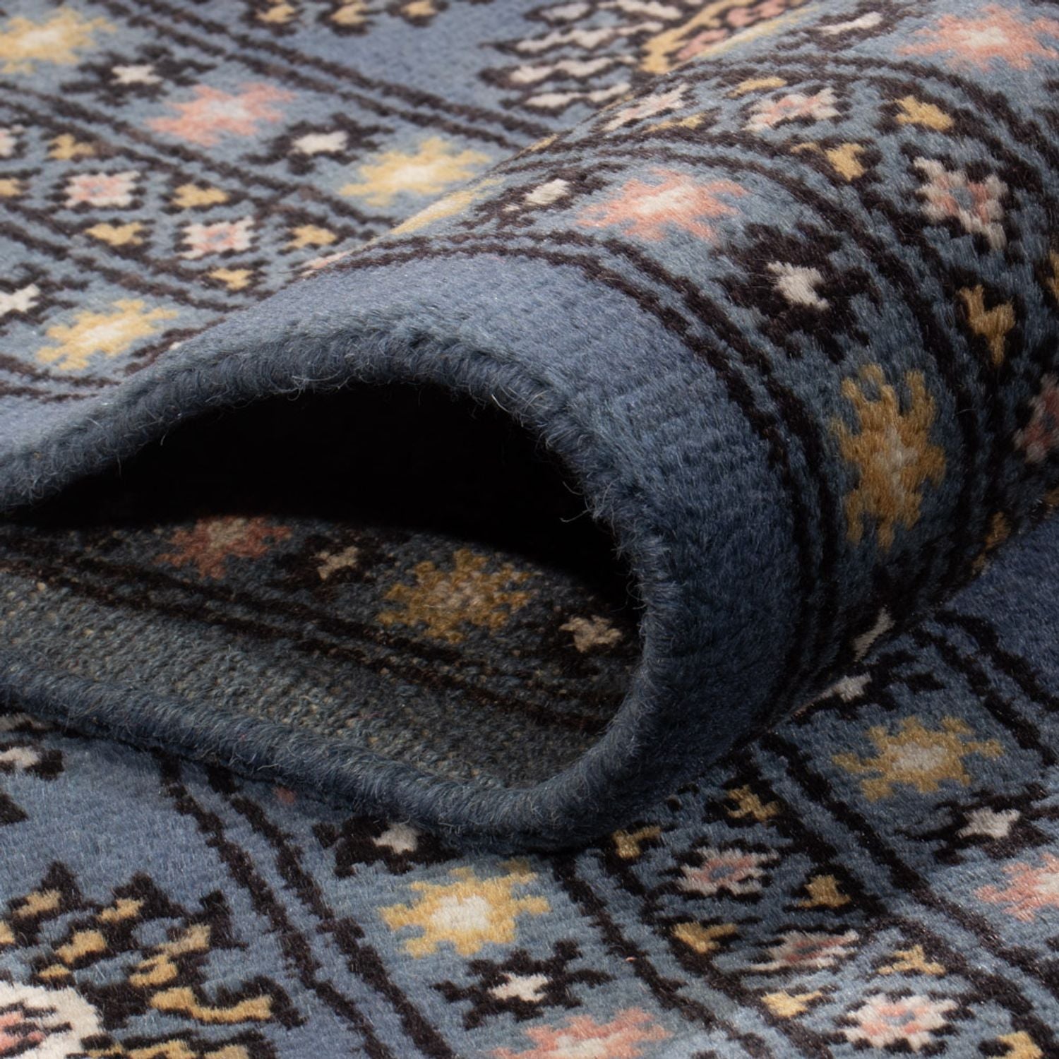Afghan Teppich - Buchara - 305 x 203 cm - blau