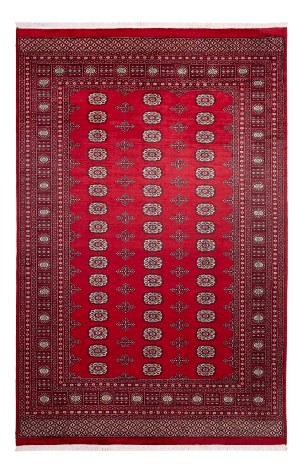 Afghan Teppich - Buchara - 306 x 197 cm - rot