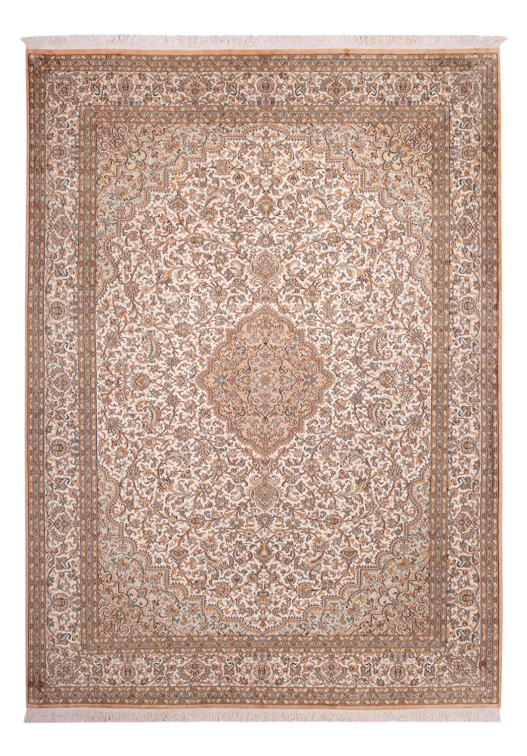Seidenteppich - Kaschmir Seide - 290 x 205 cm - sand