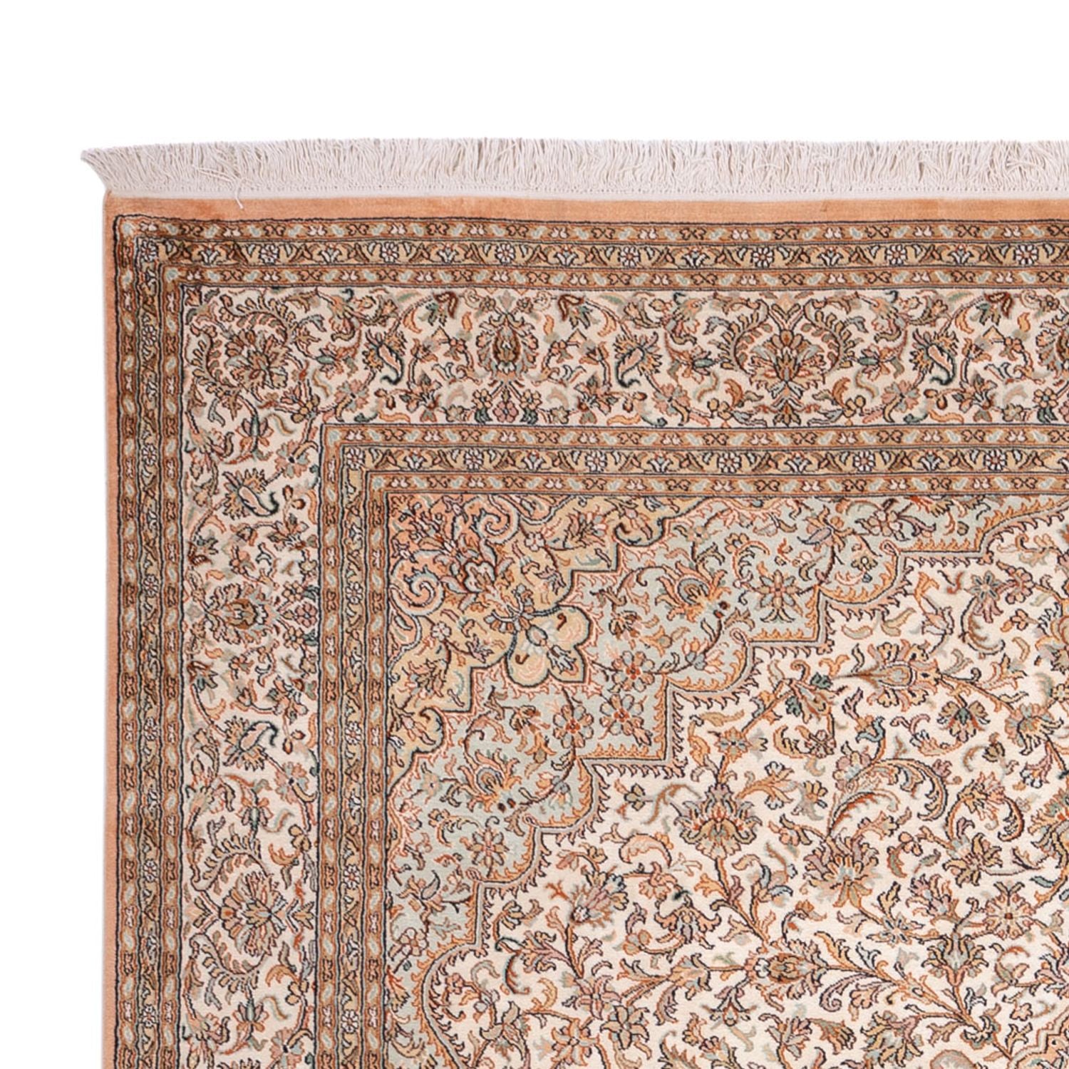 Seidenteppich - Kaschmir Seide - 290 x 205 cm - sand