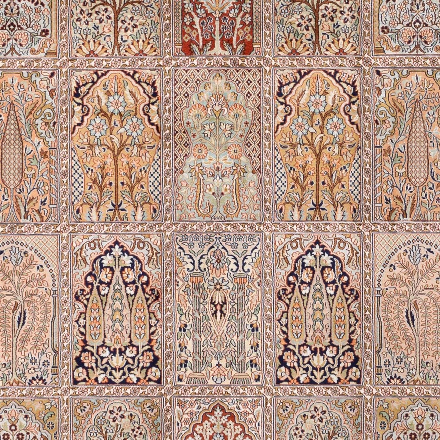 Seidenteppich - Kaschmir Seide - 308 x 242 cm - dunkelbeige