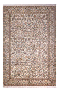 Seidenteppich - Kaschmir Seide - 326 x 216 cm - dunkelbeige