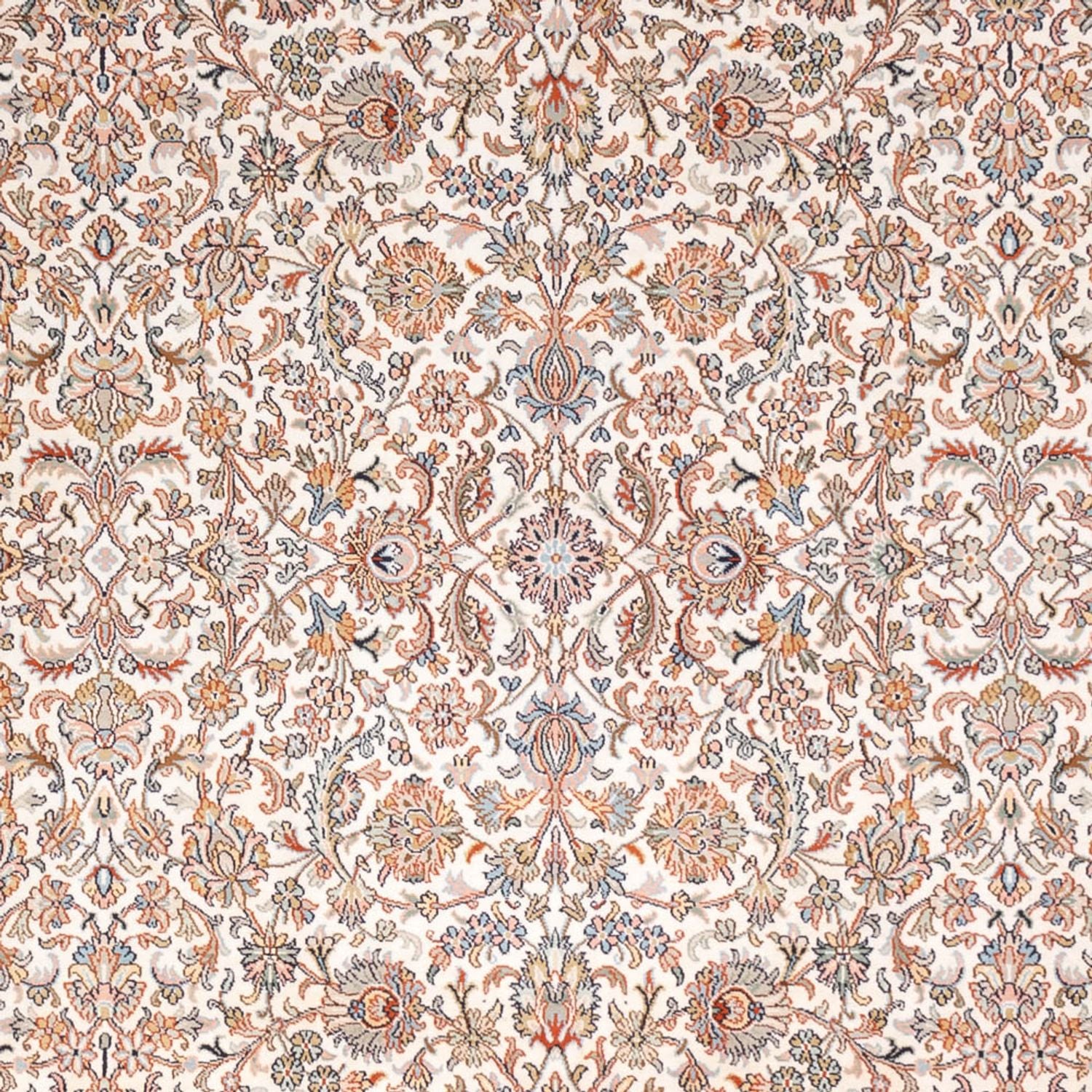 Seidenteppich - Kaschmir Seide - 318 x 216 cm - dunkelbeige