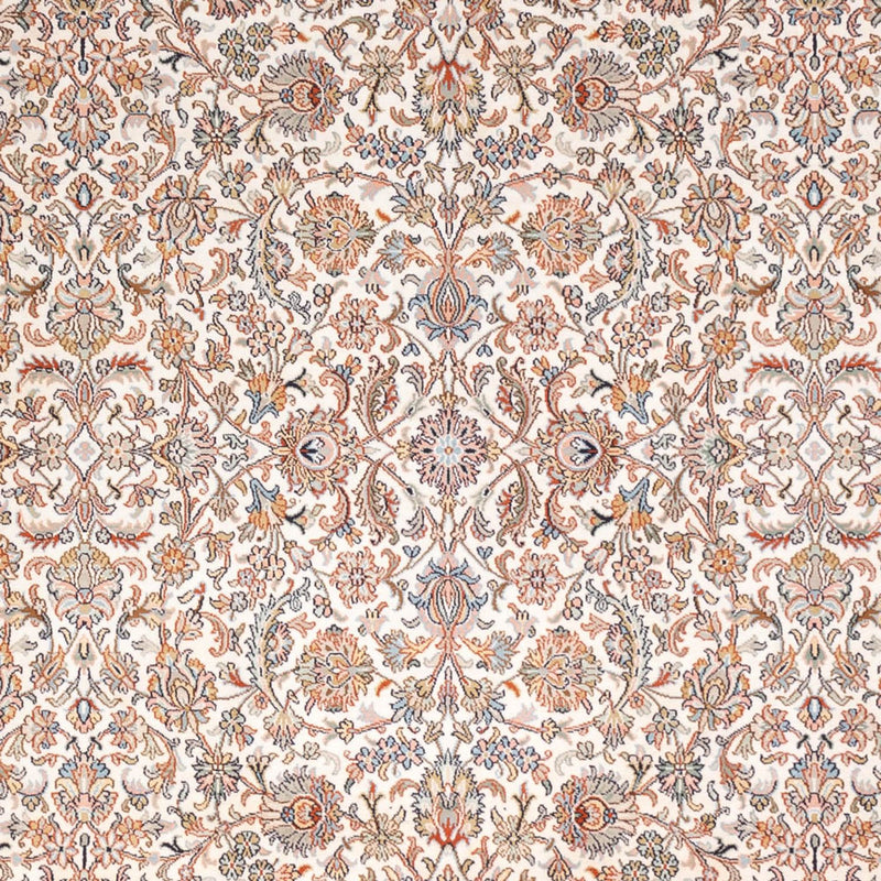 Seidenteppich - Kaschmir Seide - 318 x 216 cm - dunkelbeige