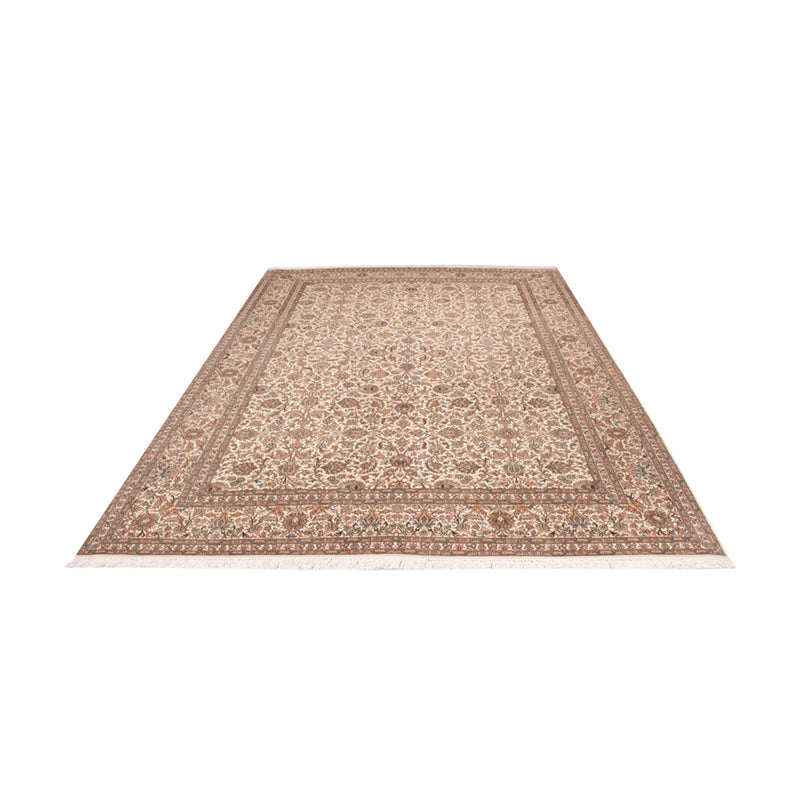 Seidenteppich - Kaschmir Seide - 318 x 216 cm - dunkelbeige
