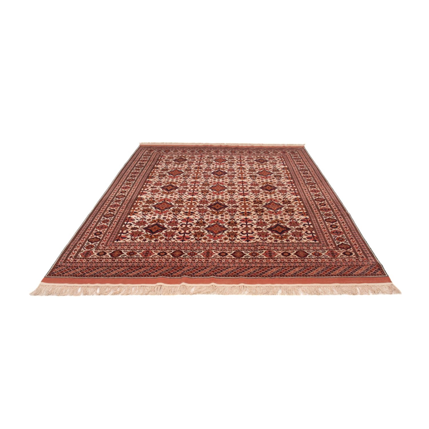 Seidenteppich - Afghan Seide - 282 x 205 cm - braun