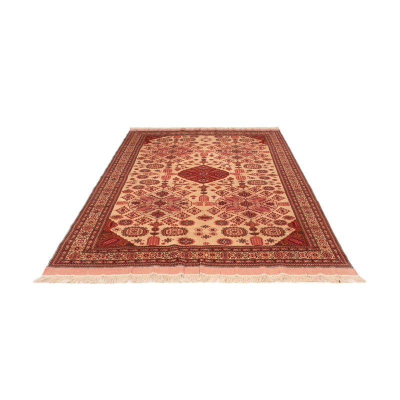Seidenteppich - Afghan Seide - 288 x 217 cm - hellrot