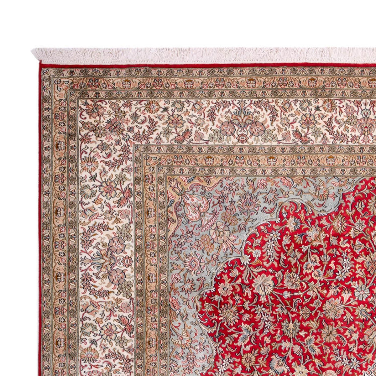 Kaschmir Seide Teppich 220x303cm - Orientteppich