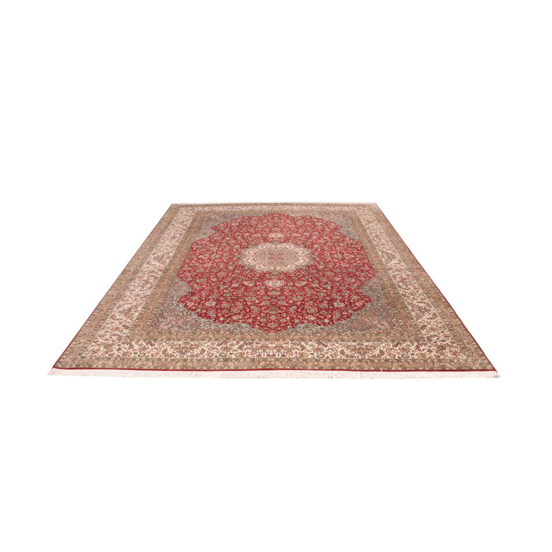 Seidenteppich - Kaschmir Seide - 303 x 220 cm - rot