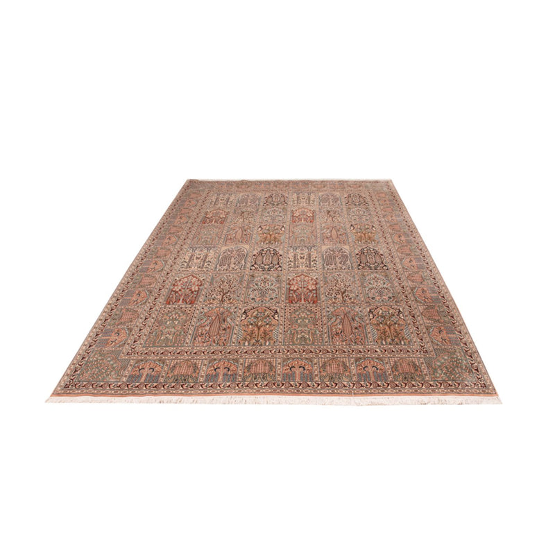 Seidenteppich - Kaschmir Seide - 317 x 221 cm - dunkelbeige
