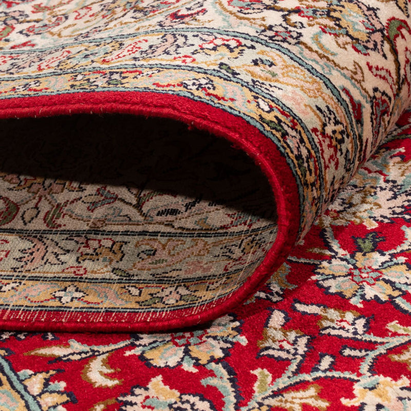 Seidenteppich - Kaschmir Seide - 302 x 216 cm - rot