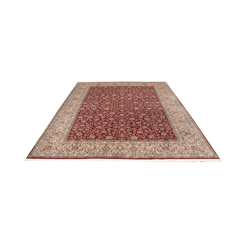 Seidenteppich - Kaschmir Seide - 302 x 216 cm - rot