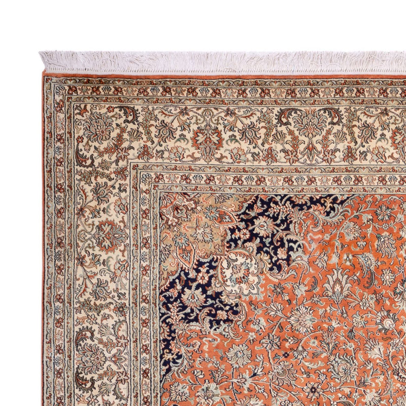 Seidenteppich - Kaschmir Seide - 306 x 220 cm - terrakotta