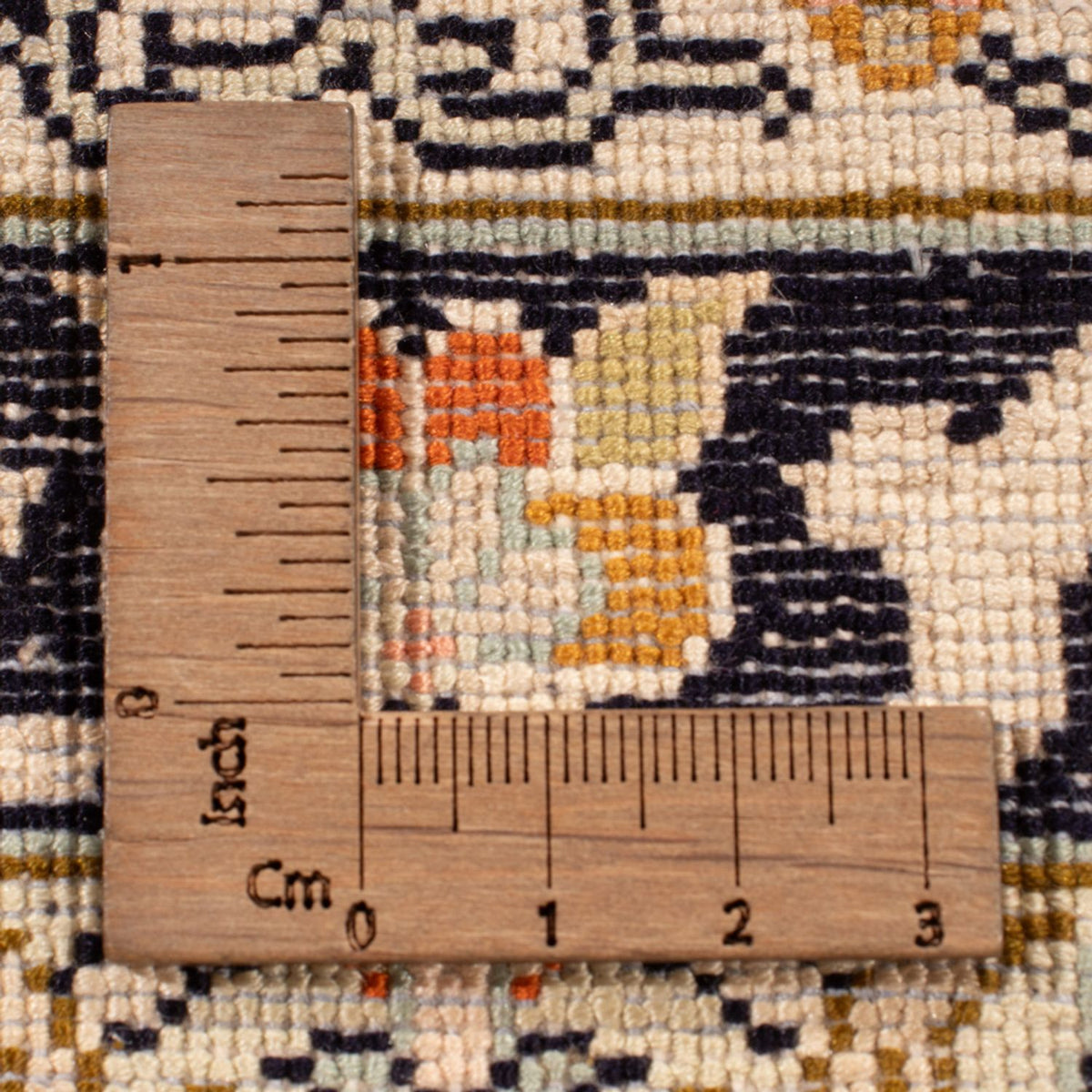 Seidenteppich - Kaschmir Seide - 316 x 220 cm - dunkelbeige