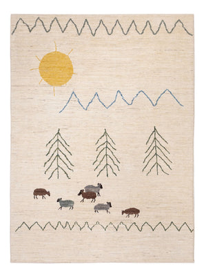 Berber Teppich - 232 x 170 cm - creme