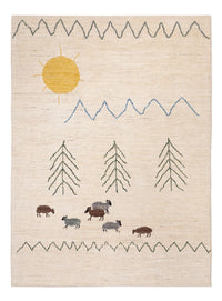 Berber Teppich - 232 x 170 cm - creme