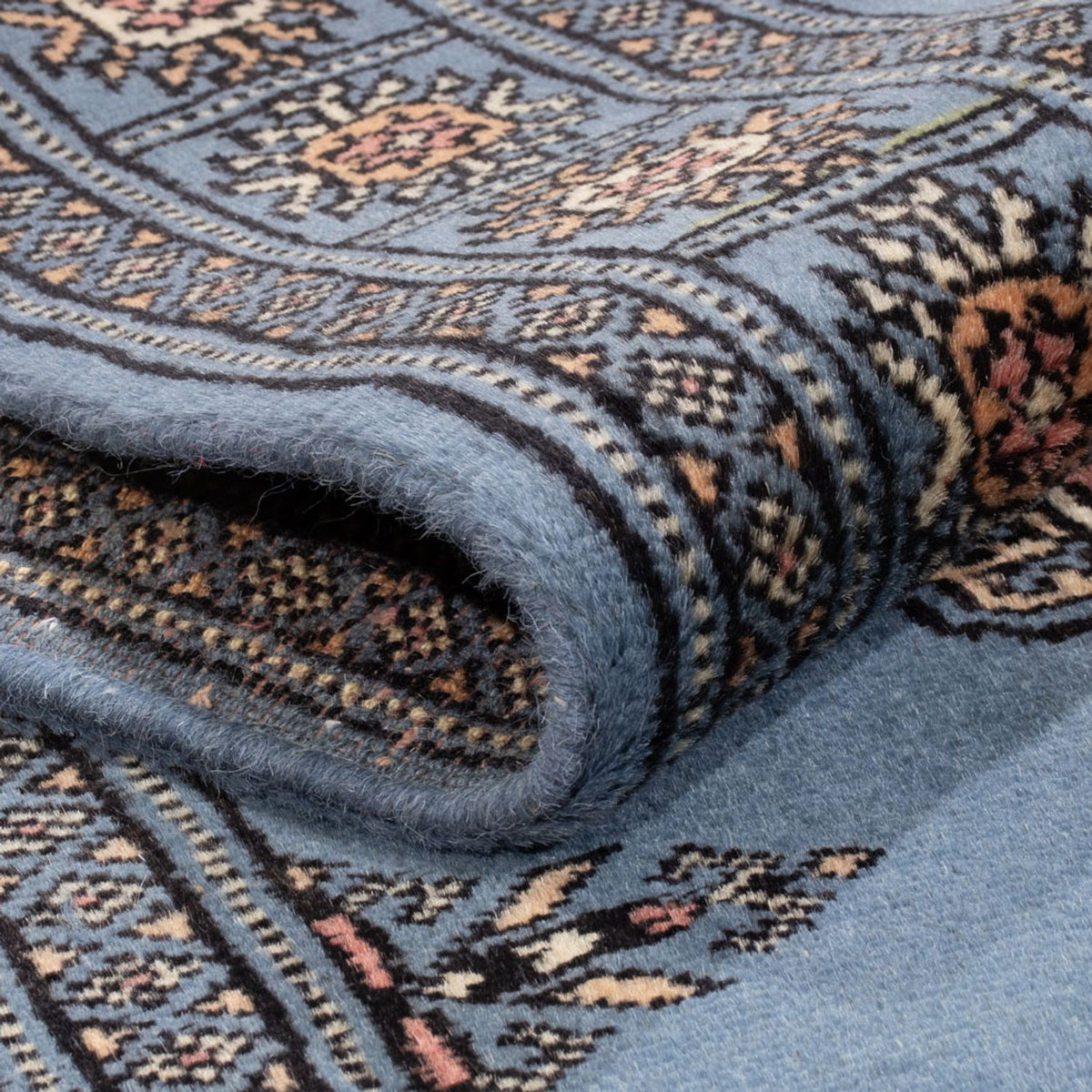 Läufer Pakistan - 196 x 77 cm - blau