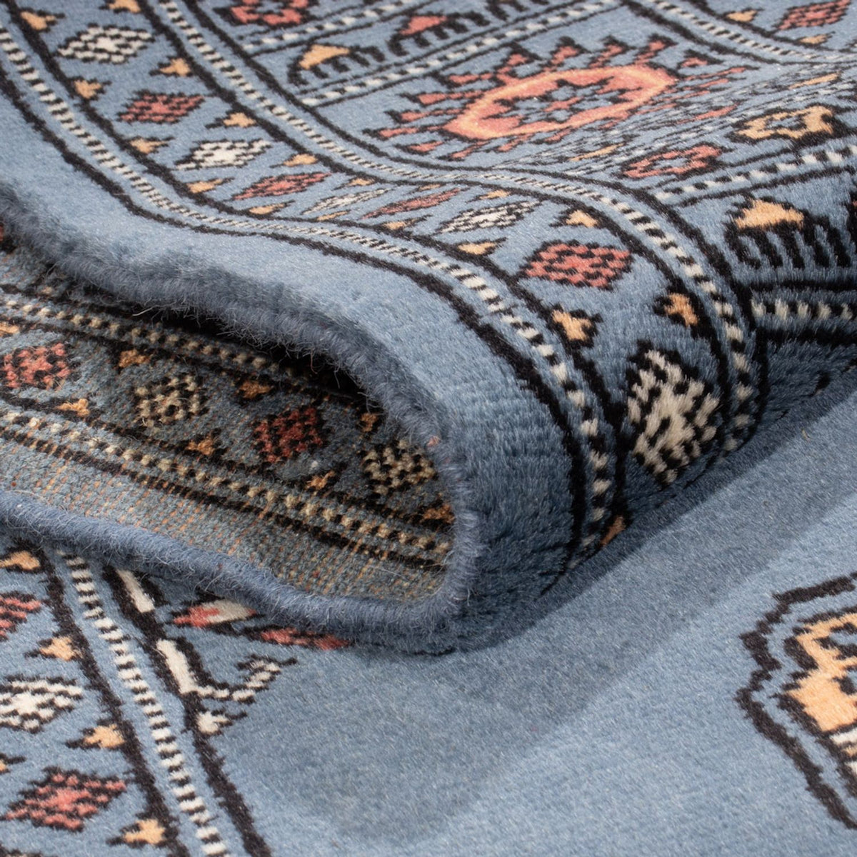 Läufer Pakistan - 199 x 80 cm - blau